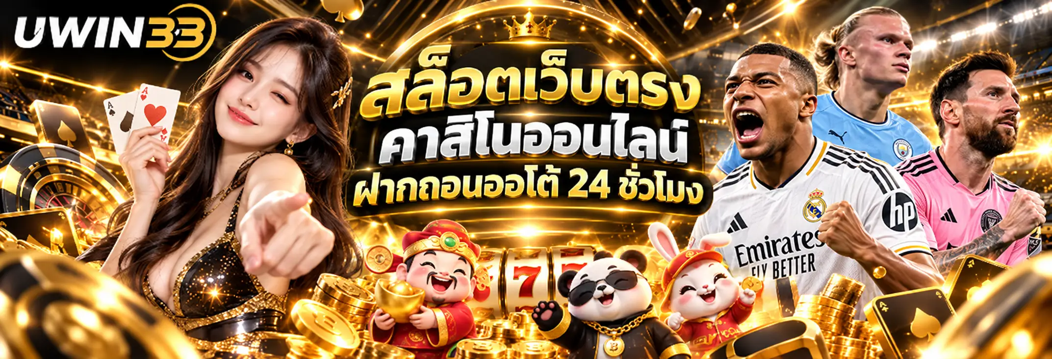 UWIN33 สล็อตเว็บตรง คาสิโนออนไลน์ ฝากถอนออโต้ 24 ชั่วโมง
